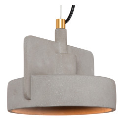 Betonowa lampa wisząca Bat potrójna kolorowa