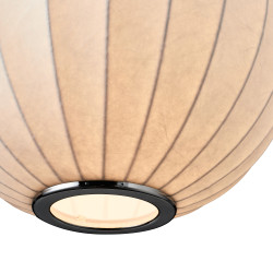 LAMPA WISZĄCA SILK BIAŁA 30 z jedwabiu