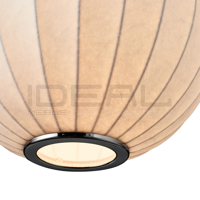 LAMPA WISZĄCA SILK BIAŁA 30 z jedwabiu