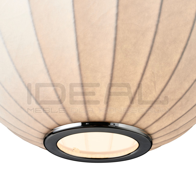 LAMPA WISZĄCA SILK BIAŁA 30 z jedwabiu