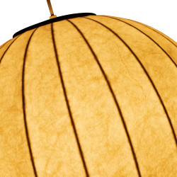 LAMPA WISZĄCA SILK BIAŁA 30 z jedwabiu