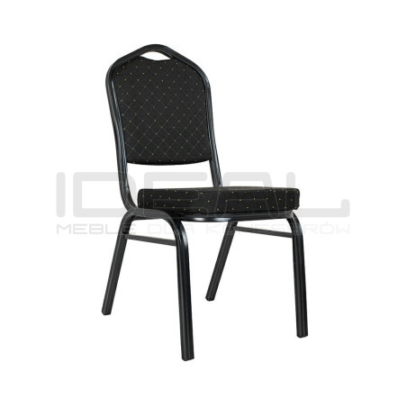 Krzesło bankietowe HERON czarne