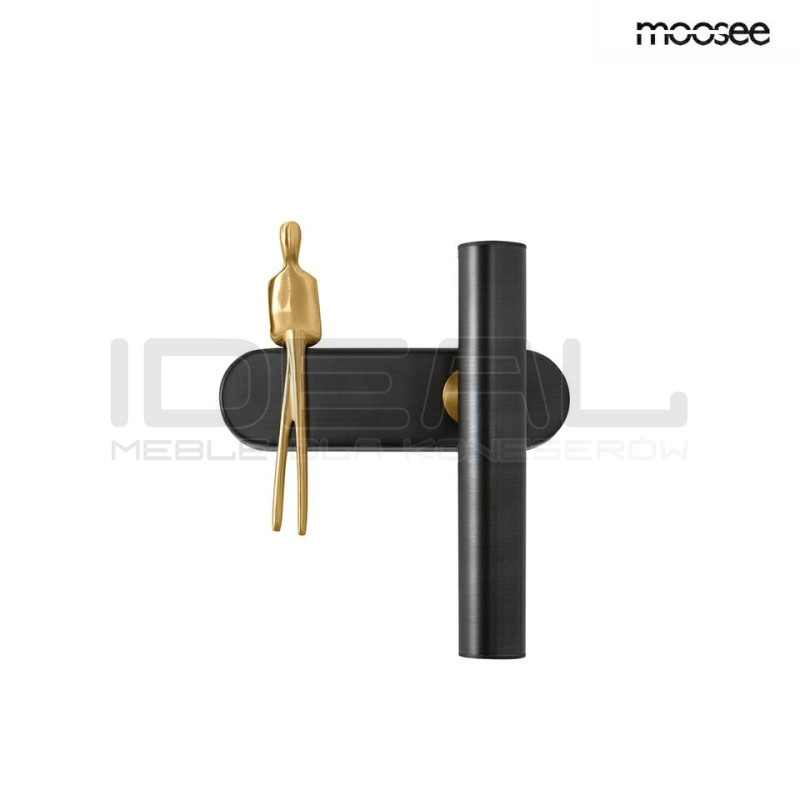 Kinkiet BOY TUBE czarny lewy/prawy