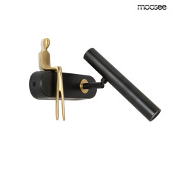 Kinkiet BOY TUBE czarny lewy/prawy