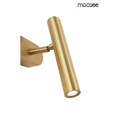 Kinkiet BOY TUBE złoty lewy/prawy