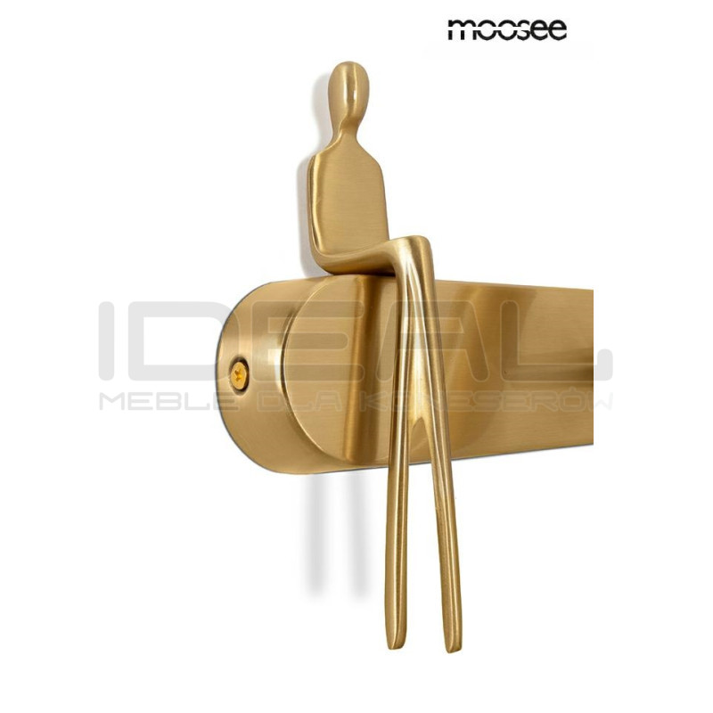 Kinkiet BOY TUBE złoty lewy/prawy