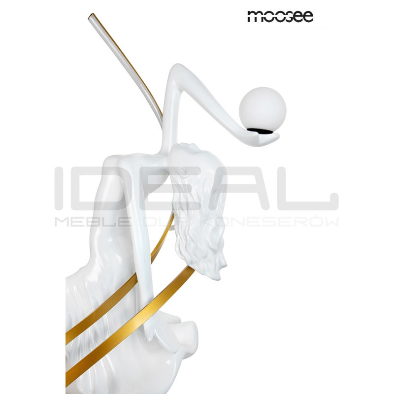 Lampa podłogowa DANCING QUEEN biała