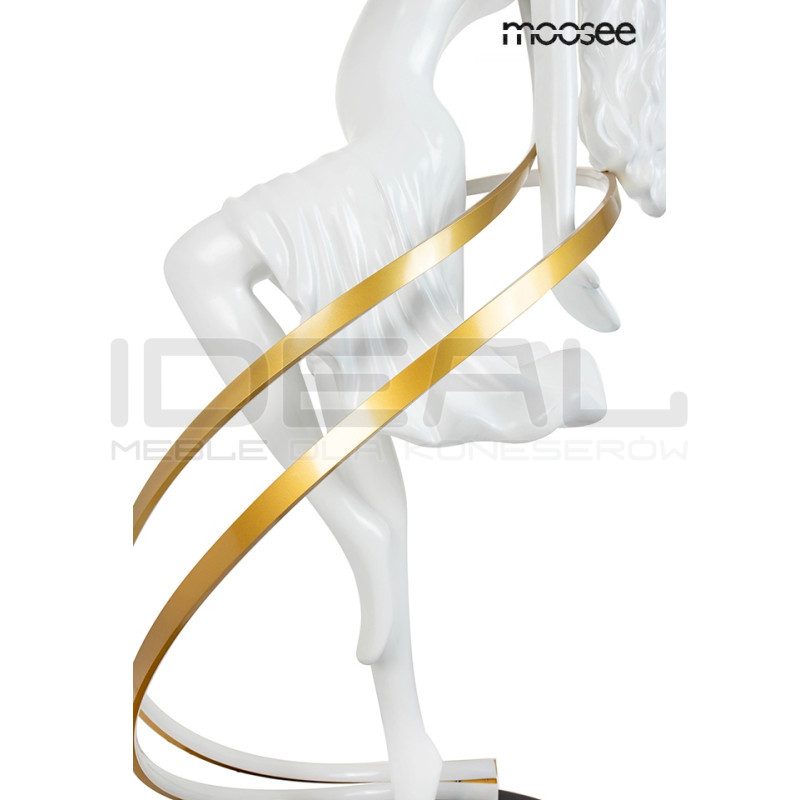 Lampa podłogowa DANCING QUEEN biała