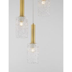 Lampa wisząca Froz 3 złota