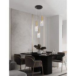 Lampa wisząca Froz 3 złota