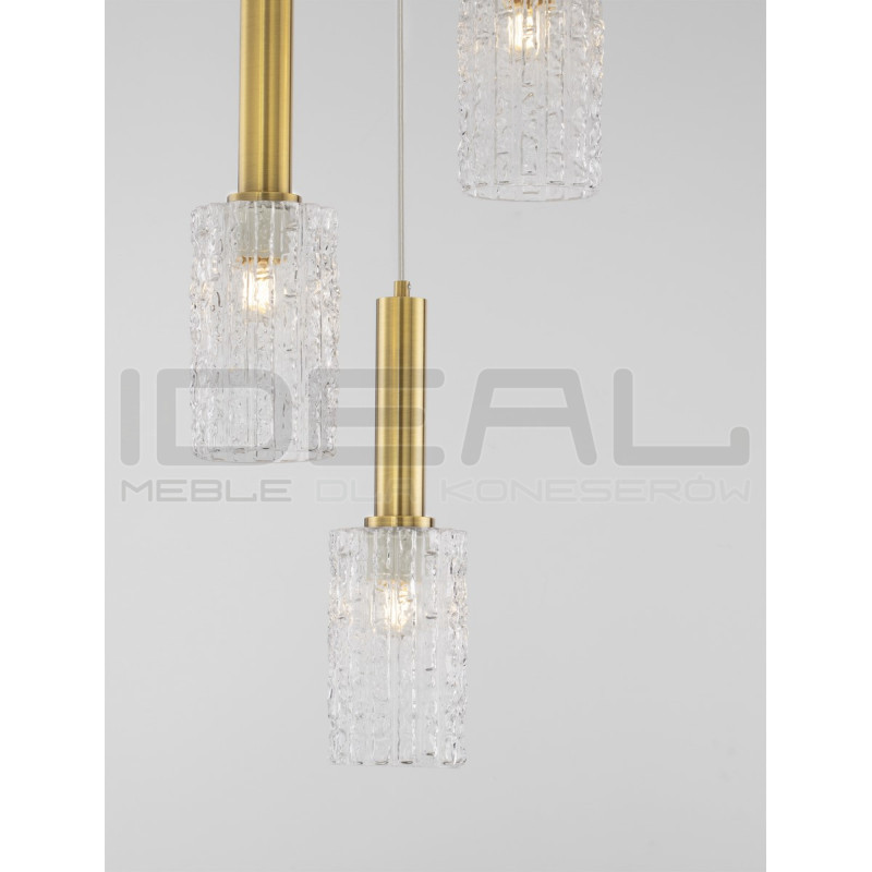 Lampa wisząca Froz 3 złota