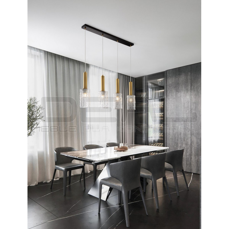 Lampa wisząca Froz Line 4 złota