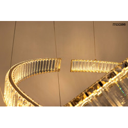 Lampa wisząca glamour LIBERTY LINE 8 złota 320 cm