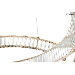 Lampa wisząca glamour LIBERTY LINE 8 złota 320 cm