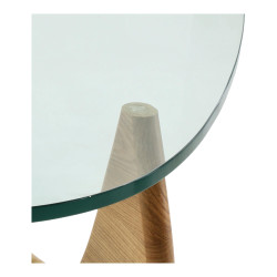 Stolik kawowy NOGOCZI drewniany