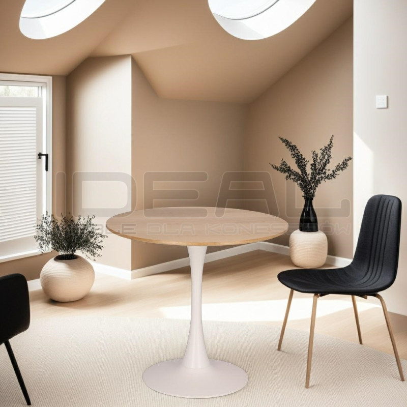 Stół Tulip Skinny 80 dąb