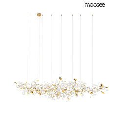 Lampa wisząca pozioma glamour FLORA 250 PP złota