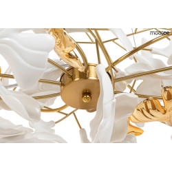 Lampa wisząca pozioma glamour FLORA 250 PP złota