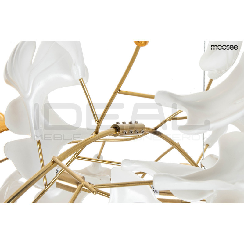 Lampa wisząca pozioma glamour FLORA 250 PP złota