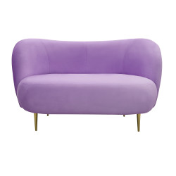 Sofa glamour nowoczesna na nóżkach Aldo 2 os.