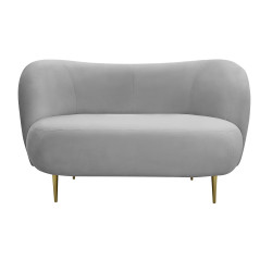 Sofa glamour nowoczesna na nóżkach Aldo 2 os.