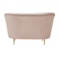 Sofa glamour nowoczesna na nóżkach Aldo 2 os.