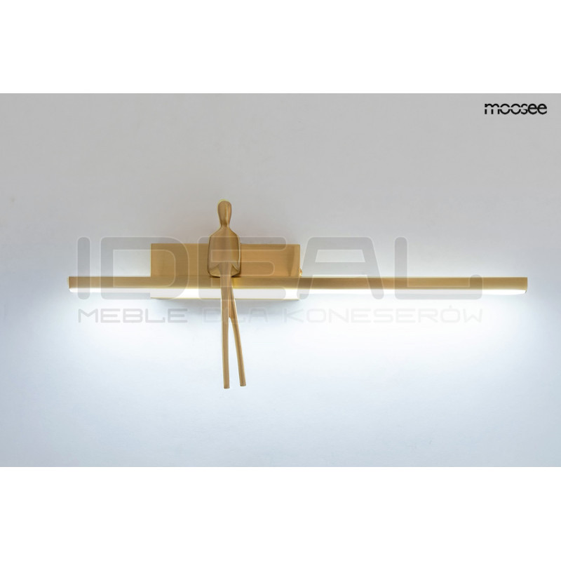 Lampa ścienna BOY złota