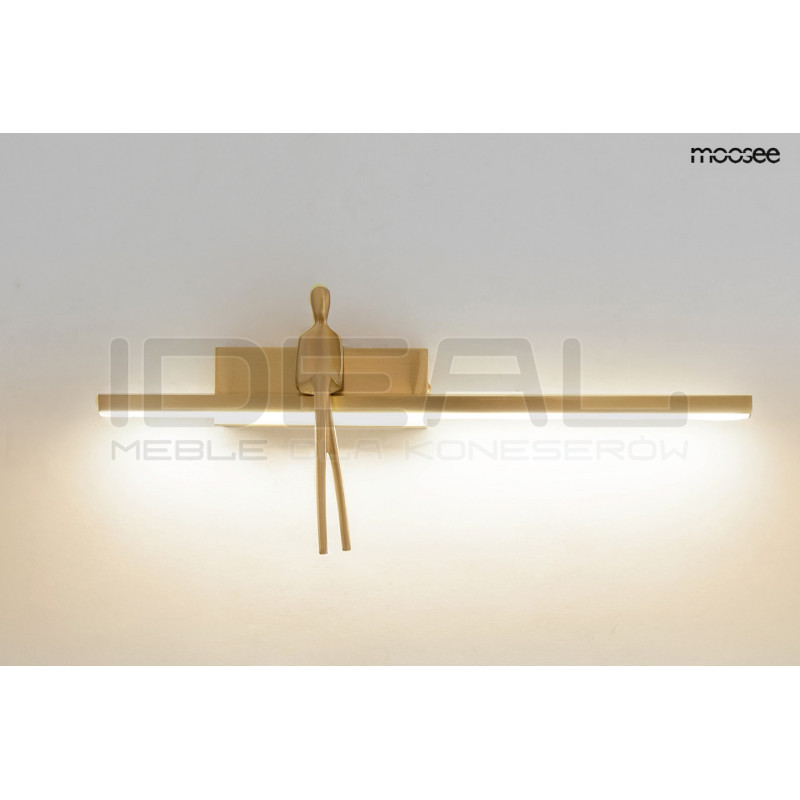 Lampa ścienna BOY złota