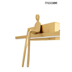 Lampa ścienna BOY złota