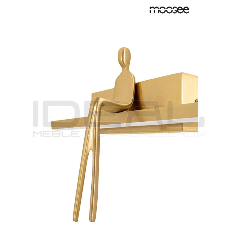 Lampa ścienna BOY złota