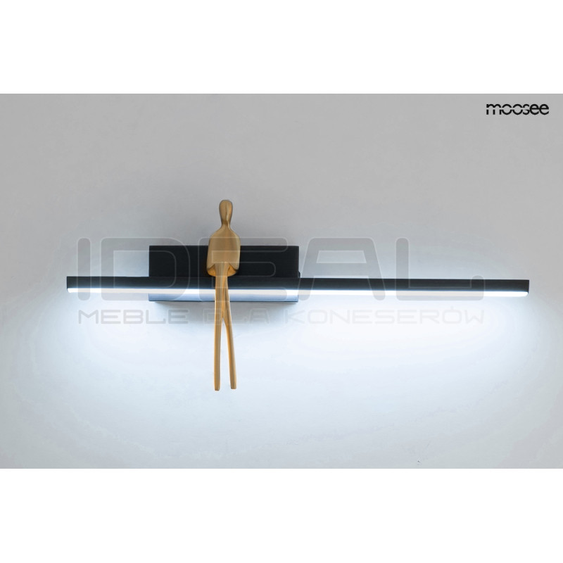 Lampa ścienna BOY czarna