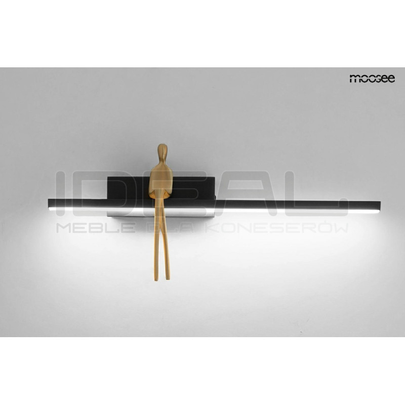 Lampa ścienna BOY czarna