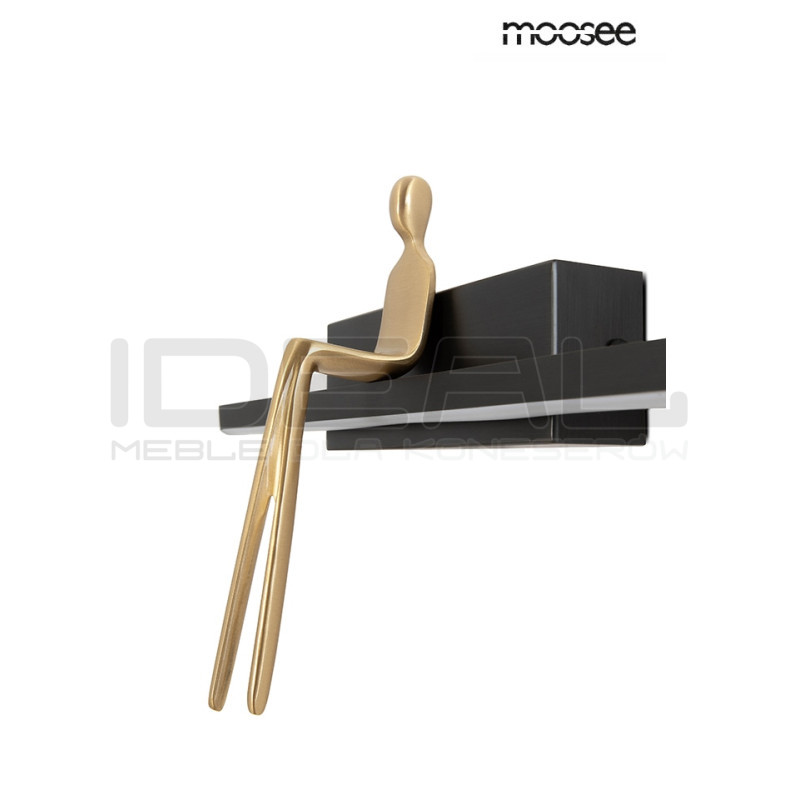 Lampa ścienna BOY czarna