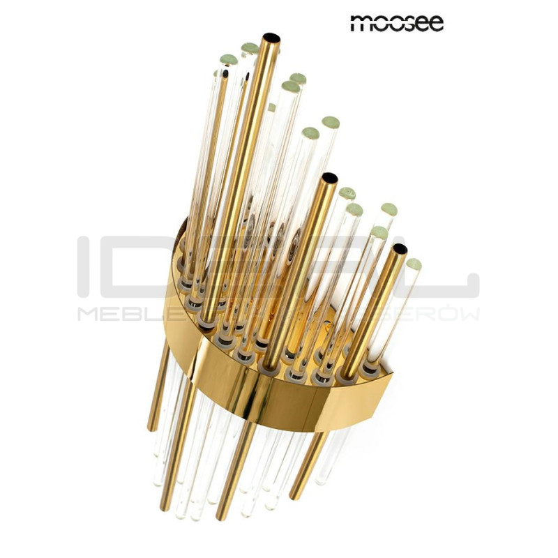 Kinkiet glamour ARMANDO złoty