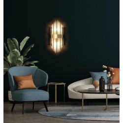 Kinkiet glamour ARMANDO złoty