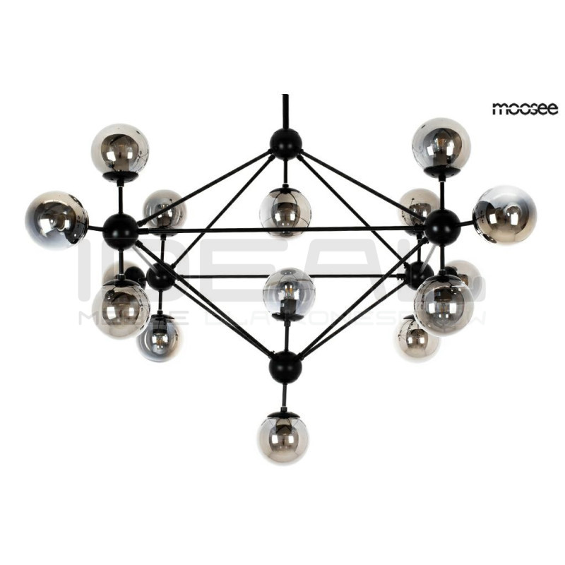 Lampa wisząca czarna Planetario ASTRIFERO 15