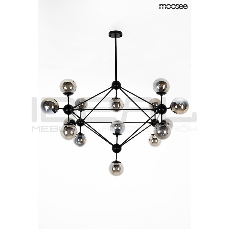 Lampa wisząca czarna Planetario ASTRIFERO 15