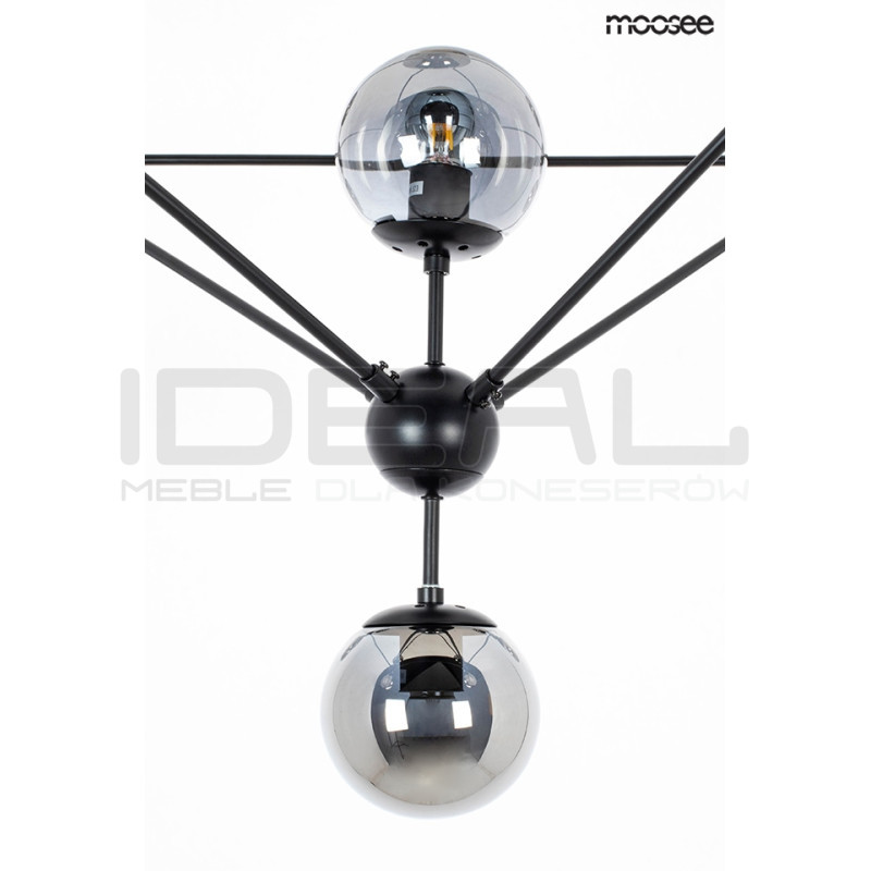 Lampa wisząca czarna Planetario ASTRIFERO 15