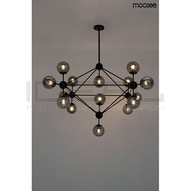 Lampa wisząca czarna Planetario ASTRIFERO 15