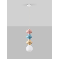 Lampa wisząca Triple Plusy Multicolor