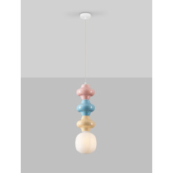 Lampa wisząca Triple Plusy Multicolor