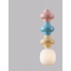 Lampa wisząca Triple Plusy Multicolor