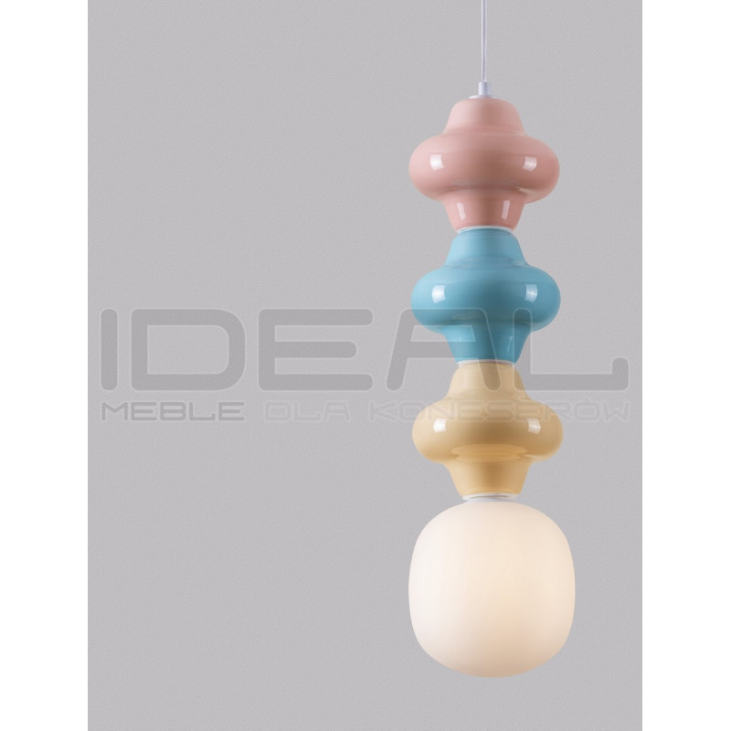 Lampa wisząca Triple Plusy Multicolor
