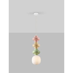 Lampa wisząca Triple Plusy Multicolor