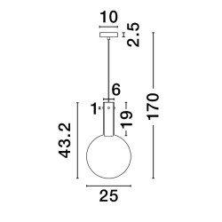 Lampa wisząca Gradient II