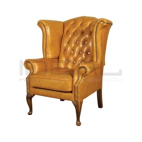 Fotel Chesterfield Lord Regent z kryształkami Swarovskiego