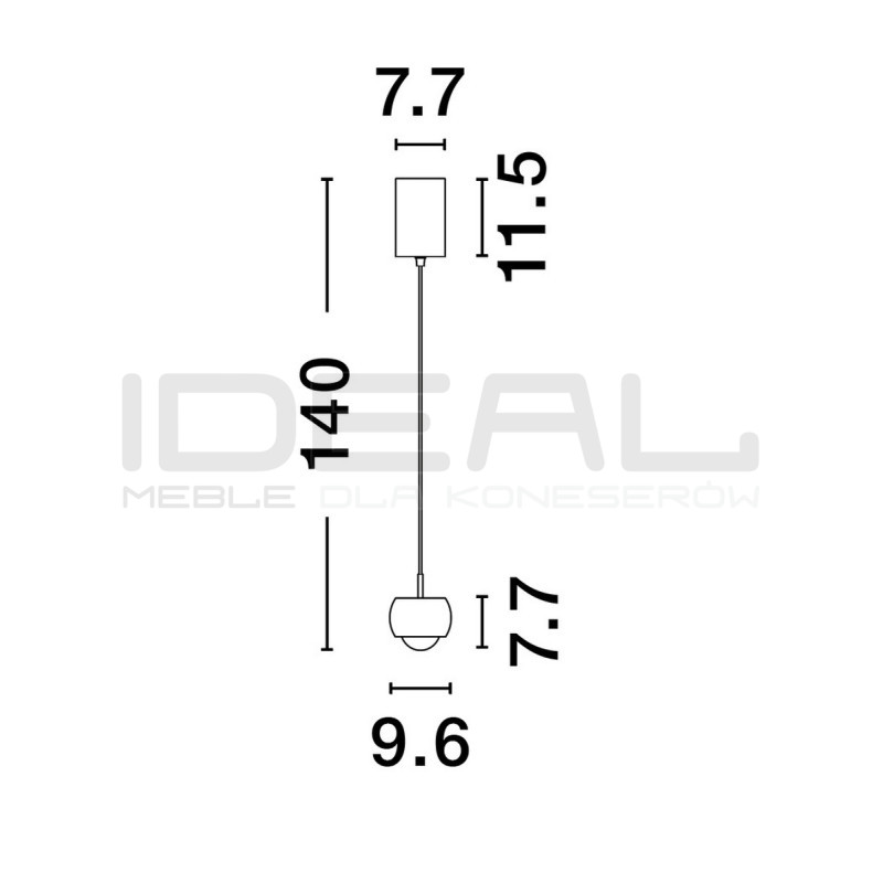 Lampa wisząca Eye oczko