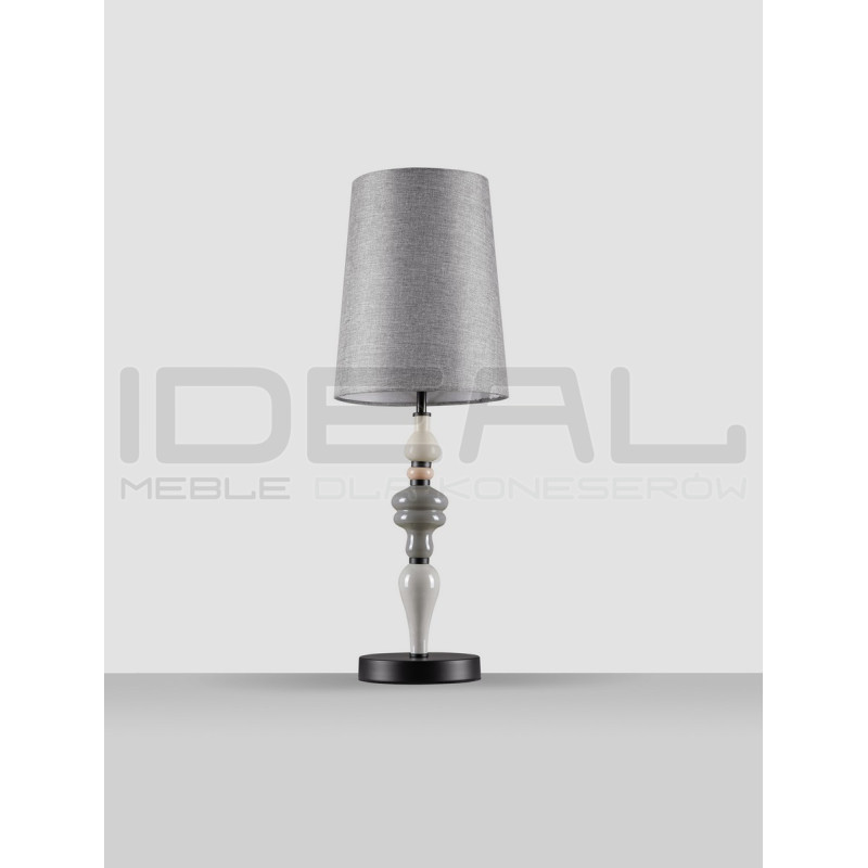 Lampa stołowa Piękna Slim szara