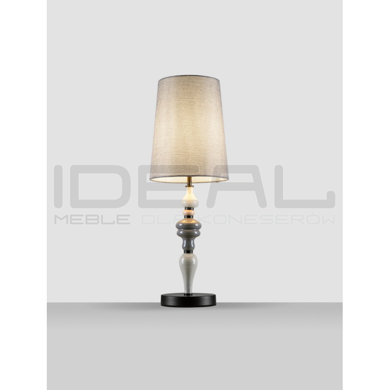 Lampa stołowa Piękna Slim szara