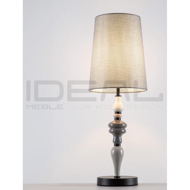 Lampa stołowa Piękna Slim szara